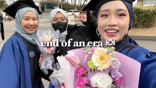 graduation vlog 🇰🇷 hanyang university seoul [upl. by Janeczka]