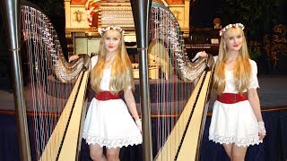 CAROL OF THE HARPS Harp Twins Electric Harp [upl. by Guntar]