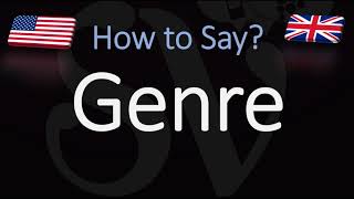 How to Pronounce Genre CORRECTLY [upl. by Inahteb]