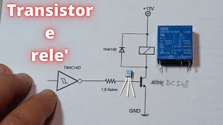 Come pilotare un rele con transistor [upl. by Amias]