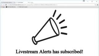 Setup Tutorial for YouTube Alerts  OBS Studio  Livestream Alerts [upl. by Slaughter]