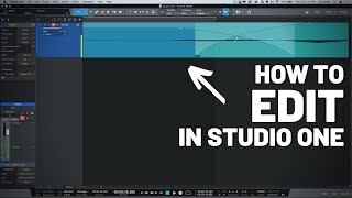 How to Edit Audio in Studio One  PreSonus [upl. by Aivatnuahs]