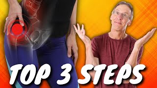 Top 3 Steps For Treating Hip Bursitis [upl. by Ibloc76]