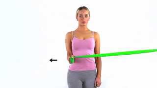 Rotator cuff theraband exercise [upl. by Lam]