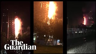 New video timeline shows how the Grenfell Tower fire unfolded [upl. by Nirac781]