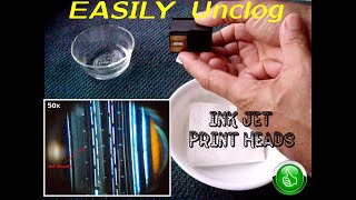 How To EASILY Unclog Ink Jet Print Heads [upl. by Akialam]