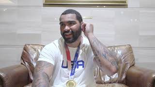 Gable Steveson on his Olympic Finals comeback [upl. by Eessej]