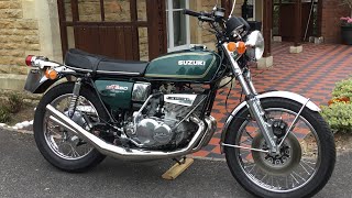 SUZUKI GT 550A VERY RARE AND LOUD [upl. by Anehta484]