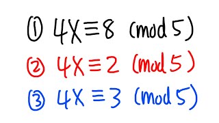 Solving congruences 3 introductory examples [upl. by Em600]