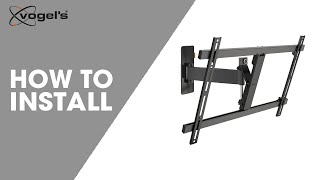 WALL 3325 WALL 3345  FullMotion TV wall mount  Vogels [upl. by Ridinger]