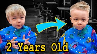 How To Cut Toddlers Hair At Home For Beginners  Professional Stylist Results [upl. by Aititil]