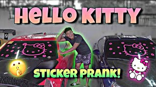 BRUSKO CARS HELLO KITTY PRANK [upl. by Hnahc]