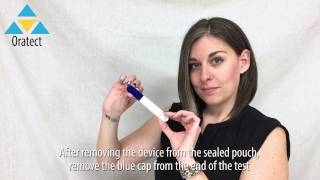 Oratect Saliva Drug Test Kit Product Demonstration [upl. by Nicholle]