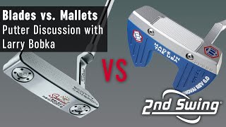 Blades vs Mallets  Putter Style Comparison with master fitter Larry Bobka [upl. by Anirav933]