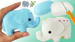 SOAP CARVING  Elephant  EasyIntermediate  Tutorial  Stop Motion  Satisfying [upl. by Abbe275]