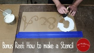 How to make a DIY stencil [upl. by Bette]