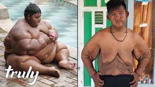 World’s Heaviest Kid Loses 220lbs  TRULY [upl. by Inaoj]