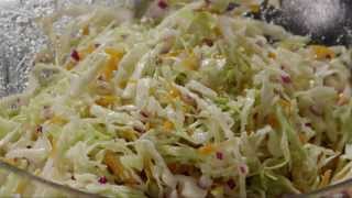 How to Make Cabbage Coleslaw  Allrecipes [upl. by Lilith110]