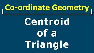 Coordinate Geometry  Centroid Formula  Geometry  Math  Letstute [upl. by Crocker]