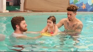 BABYS FIRST SWIM CLASS [upl. by Sofia]