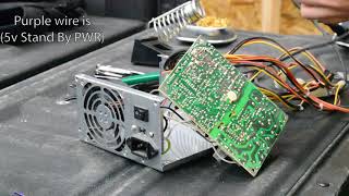 Making a 12V power supply from a PC PSU [upl. by Jerol380]