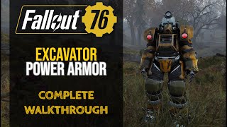 Fallout 76  Excavator Power Armor Guide [upl. by Blus]