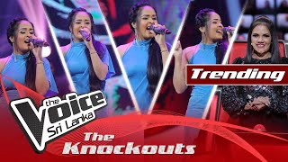 Hansi Shalika  Hankithi Kawana හංකිති කවනා  The Knockouts  The Voice Sri Lanka [upl. by Lebam]