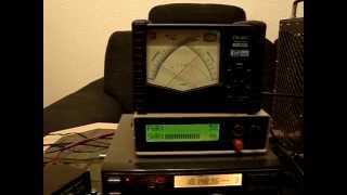 Digital SWR  Power meter amp Daiwa CN801 TESTMPG [upl. by Eilyab]