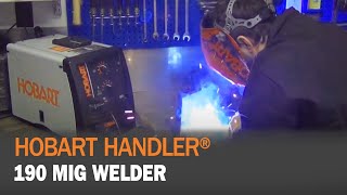 Hobart Handler 190 MIG Welder 500554 [upl. by Yedrahs]