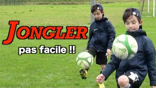 AMÉLIORER SES JONGLES APPRENDRE À JONGLER 1  FOOTBALL [upl. by Eimorej662]