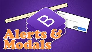 Bootstrap 4 Alerts amp Modals  BOOTSTRAP 4 TUTORIAL [upl. by Akiner47]