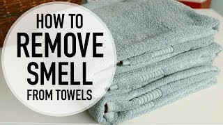 HOW TO REMOVE MILDEW SMELL FROM TOWELS [upl. by Pepito]