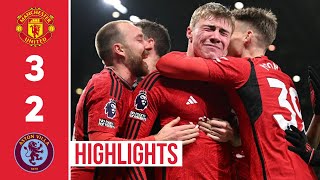 🔴⚪ Man United vs Aston Villa 32 Extended HIGHLIGHTS Højlund Winning Goal [upl. by Caroline357]