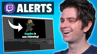 How To Setup Twitch Alerts In OBS Studio amp Streamlabs OBS 2021 [upl. by Reddin]