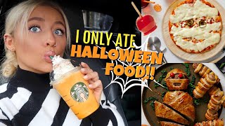 I only ate HALLOWEEN FOOD for 24hours [upl. by Poirer]