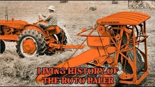 Allis Chalmers Show Living History Of The Roto Baler [upl. by Nie]