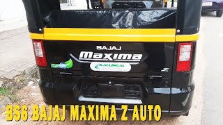 BS6 Bajaj Maxima Z Diesel Auto Rickshaw Spec Review [upl. by Ellimak912]