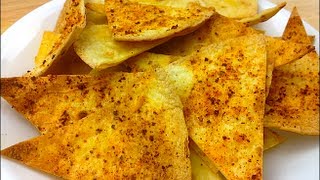 How to make TORTILLA CHIPS [upl. by Htomit]