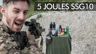 Shooting stuff with OVERPOWERED AIRSOFT SNIPER [upl. by Erroll]