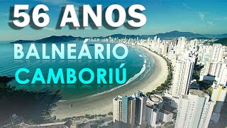 Balneário Camboriú por DRONE 4K incrível  56 Anos homenagem [upl. by Noyad]