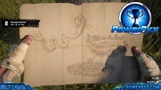 Red Dead Redemption 2  Poisonous Trail Treasure Map Hunt Location amp Solution [upl. by Boothe]