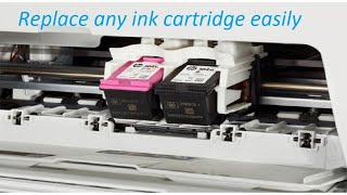 How to install Ink cartridges in HP printer [upl. by Rawna]