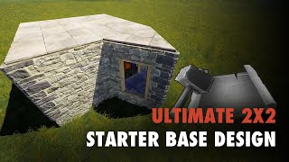 How to Build the Ultimate Rust 2x2 Base Design  Rust Base Design 2023 [upl. by Remliw]