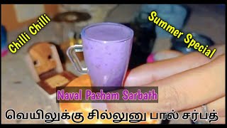 Summer Special Receipe  Naval Pazham Sarbath amp Kirni Pazham Juice  சில்லுனு பால் சர்பத் PMK [upl. by Azil166]