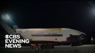 Air Force X37B spaceplane successfully returns to earth after 780day mission [upl. by Aryas307]