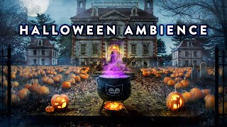 Halloween Night Ambience  Relaxing Spooky Sounds [upl. by Attelocin]