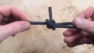 Loop knot for bungy cord [upl. by Fogarty]