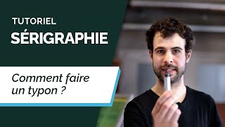 Tutoriel Sérigraphie 1  Préparer Un Typon [upl. by Arleen]