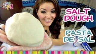 How to make Salt Dough  Cómo hacer masa de sal [upl. by Htenywg]