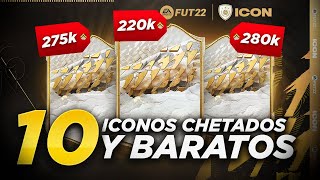 10 MEJORES ICONOS BARATOS EN FIFA 22 [upl. by Currey]